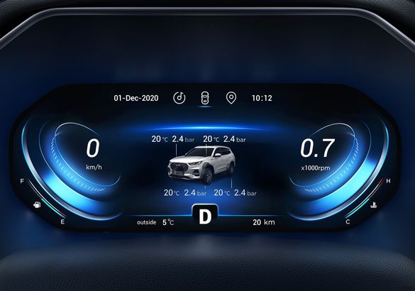 Chery показал, как будет выглядеть внутри новый Tiggo 8 Pro