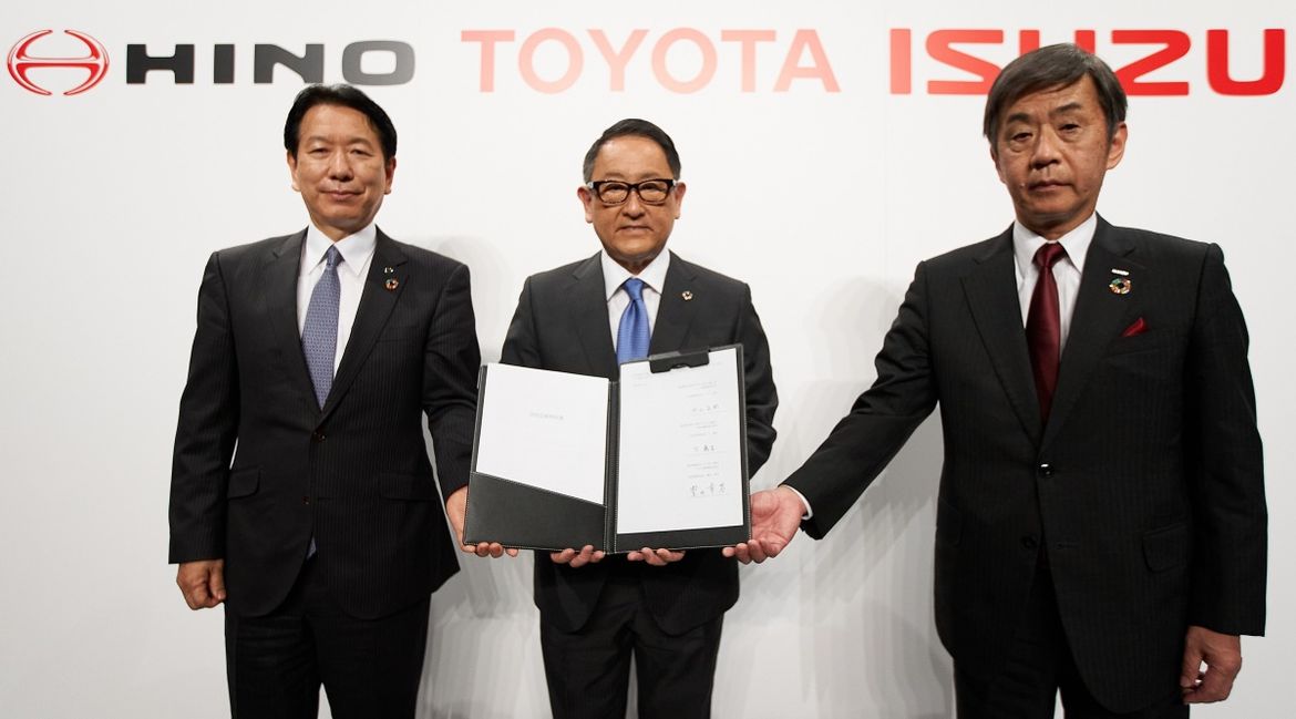 Toyota, Hino и Isuzu объявили о партнерстве в сфере коммерческого транспорта