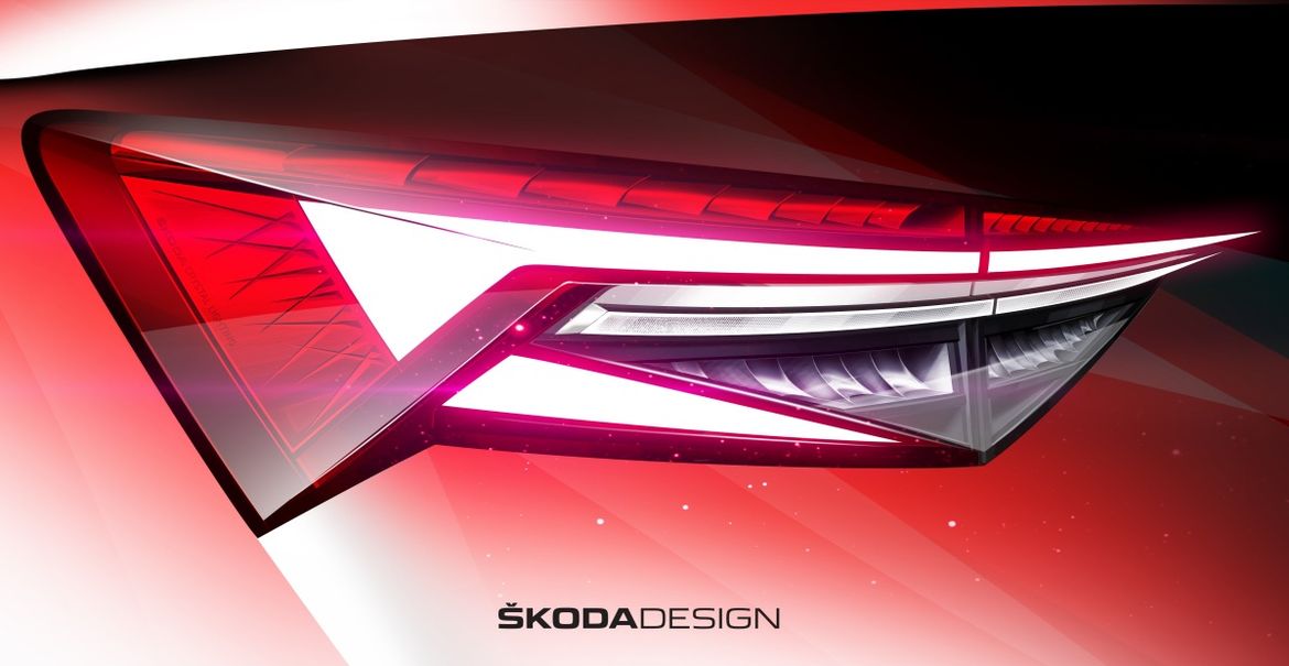 Skoda выложила первые скетчи нового Kodiaq