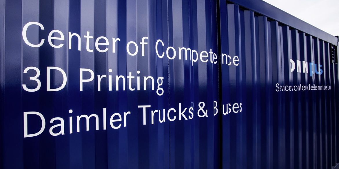 Daimler разработал мобильный центр 3D-печати запчастей для автобусов