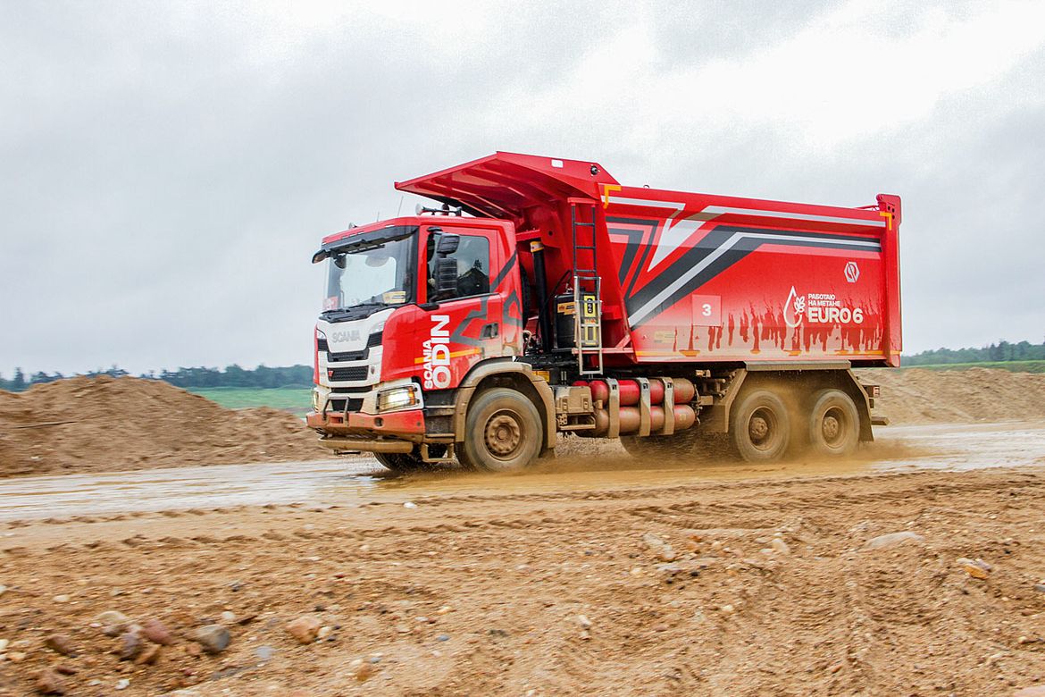 Тест-драйв строительных грузовиков Scania: день самосвальщика