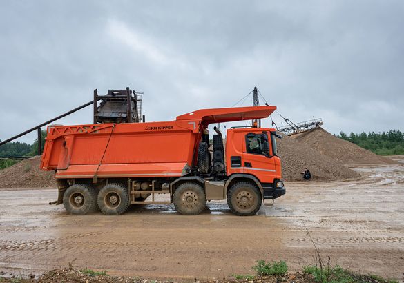 Тест-драйв строительных грузовиков Scania: день самосвальщика