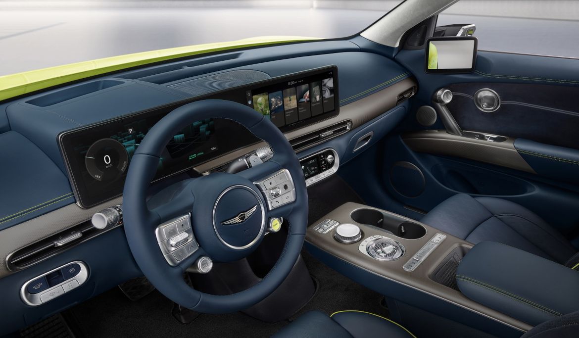 Genesis показал полностью электрический кроссовер GV60