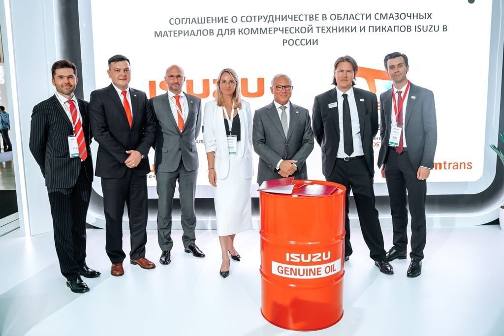 Isuzu будет заливать в коммерческий транспорт масла TotalEnergies