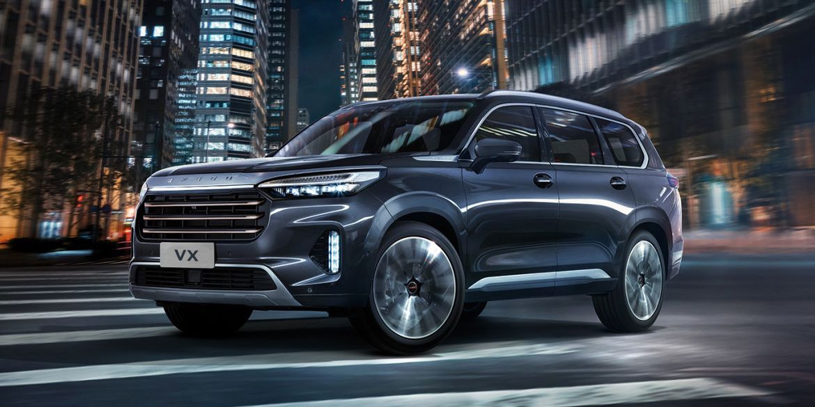 Chery показала внешность семиместного Exeed VX для России