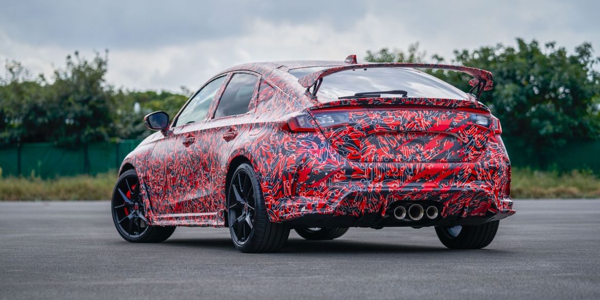 Honda обнародовала первые фотографии нового Civic Type R