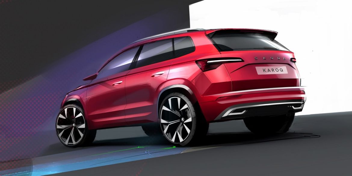 Skoda показала внешность обновленного Karoq