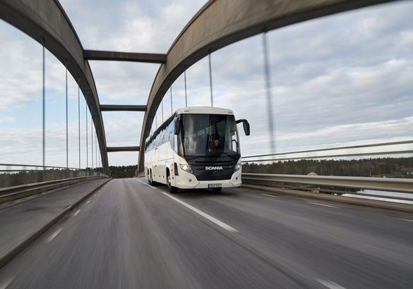 Междугородний автобус Scania Touring подвергся доработкам