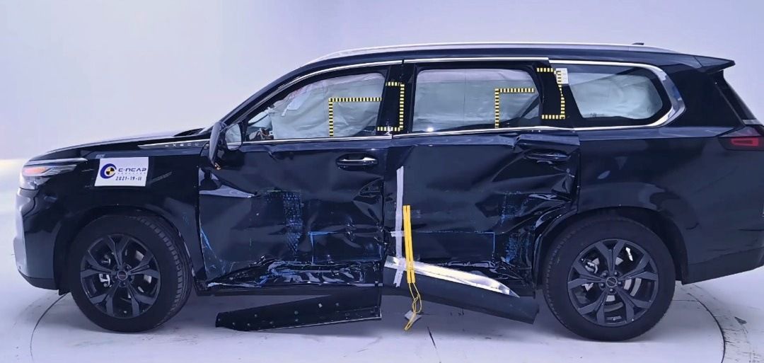 Китайцы оценили безопасность Exeed VX на пять звезд