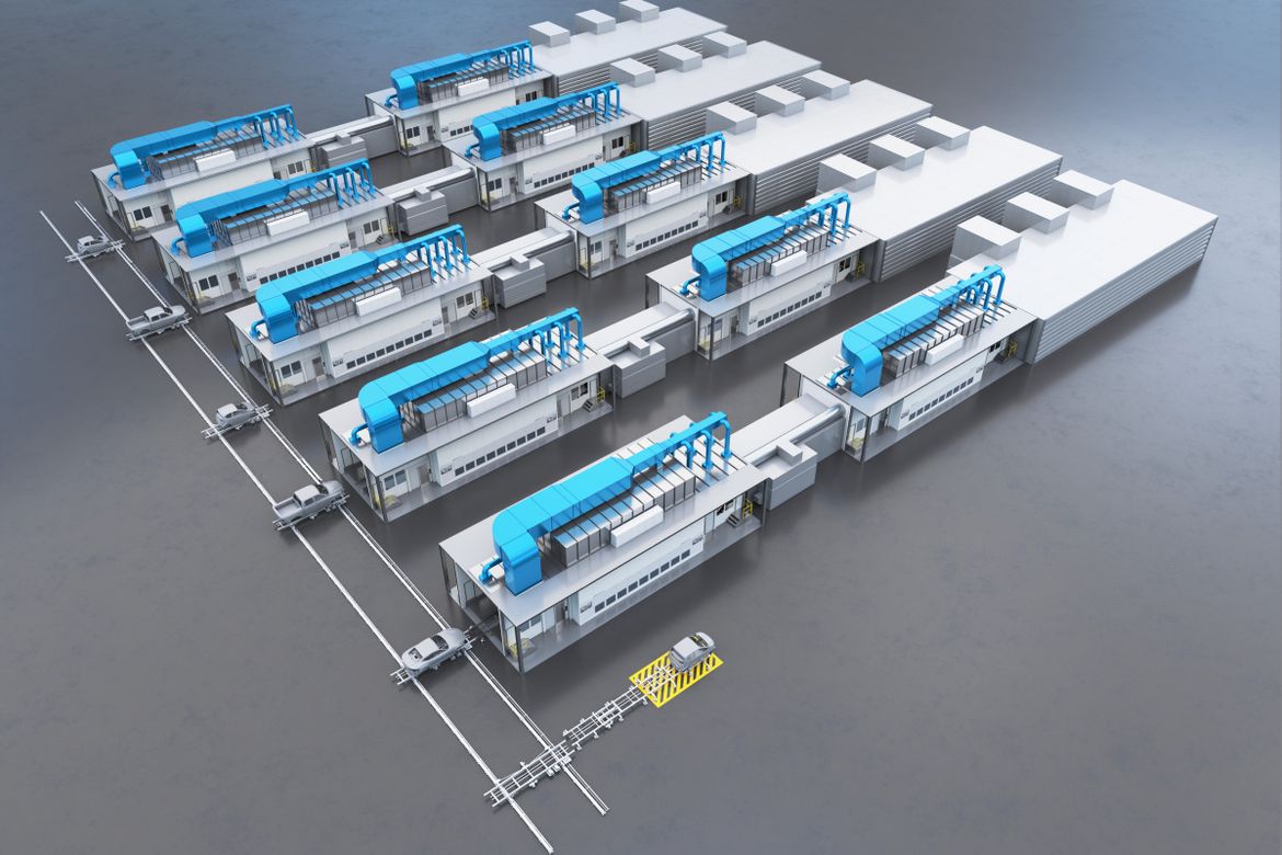 Duerr пересмотрел конструкцию покрасочной камеры