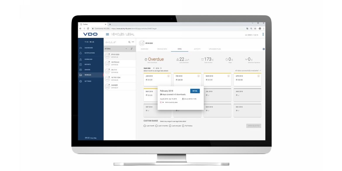 Continental «перепрошьет» тахографы Iveco под новое законодательство