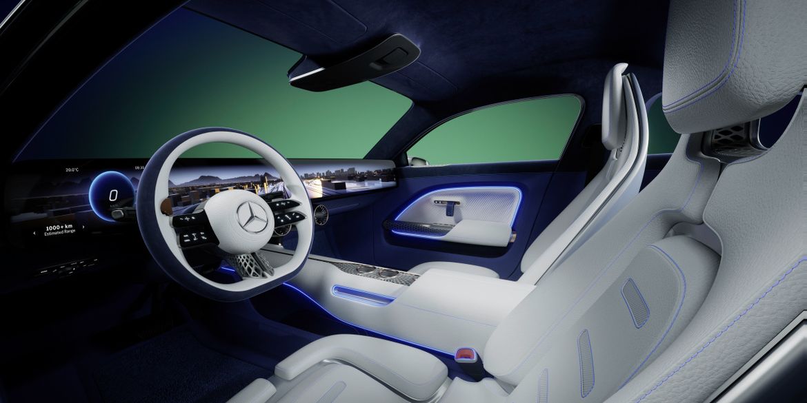 Концепт Mercedes-Benz Vision EQXX преодолел больше 1000 км без подзарядки