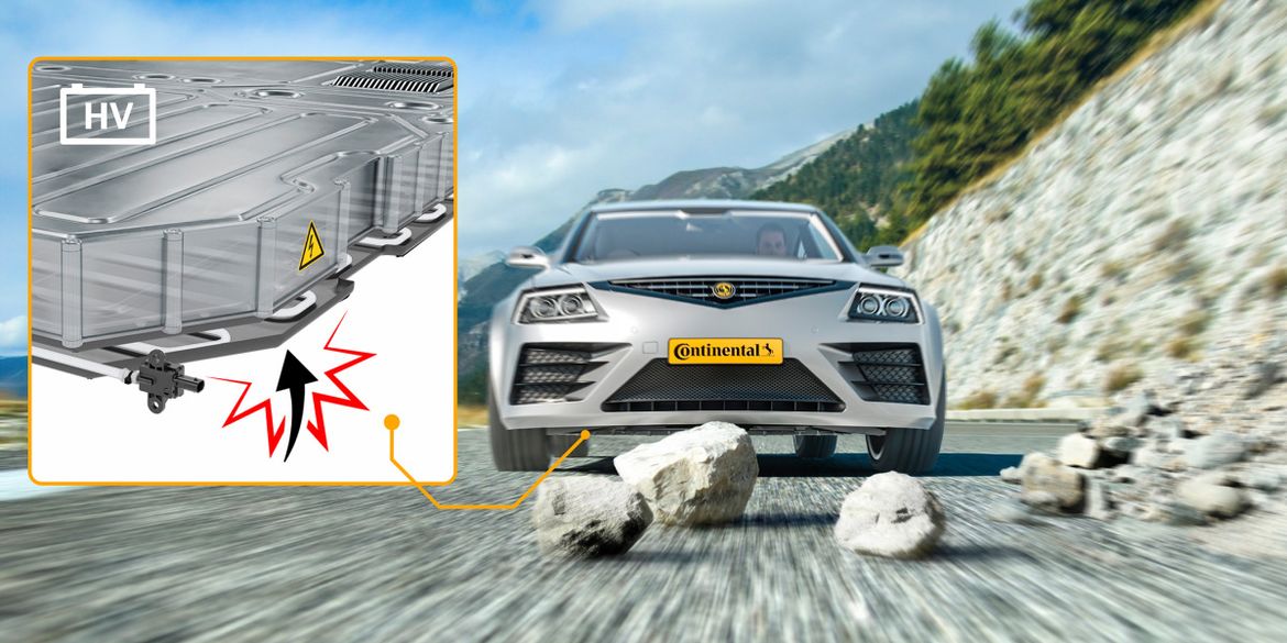 Continental защитит тяговую батарею двумя новыми сенсорами