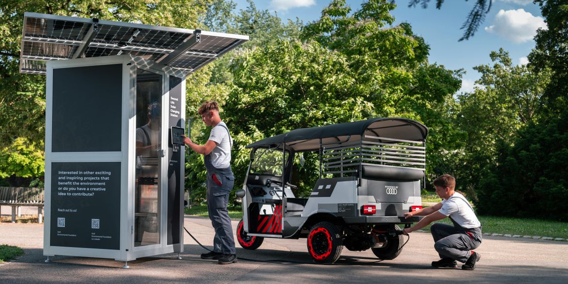 Отработанным батареям Audi нашли применение в электрических моторикшах