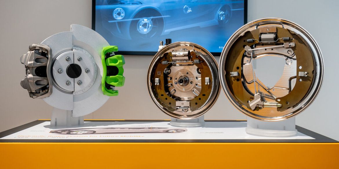 Continental представил зеленые тормоза для электромобилей