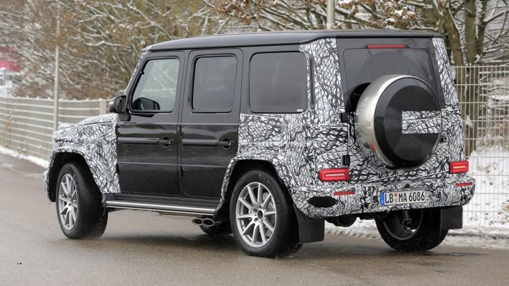 Фотошпионы заметили обновленный Mercedes-Benz G-Class