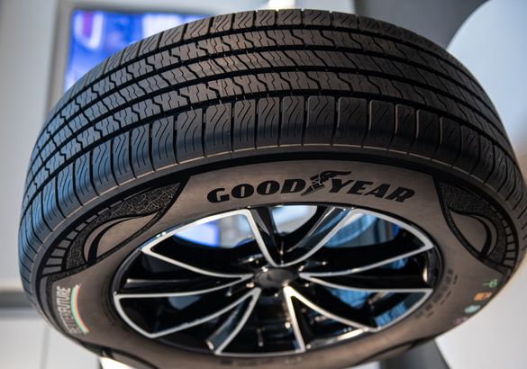 Goodyear показал шину с долей устойчивых материалов в 90%