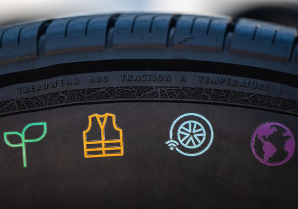 Goodyear показал шину с долей устойчивых материалов в 90%