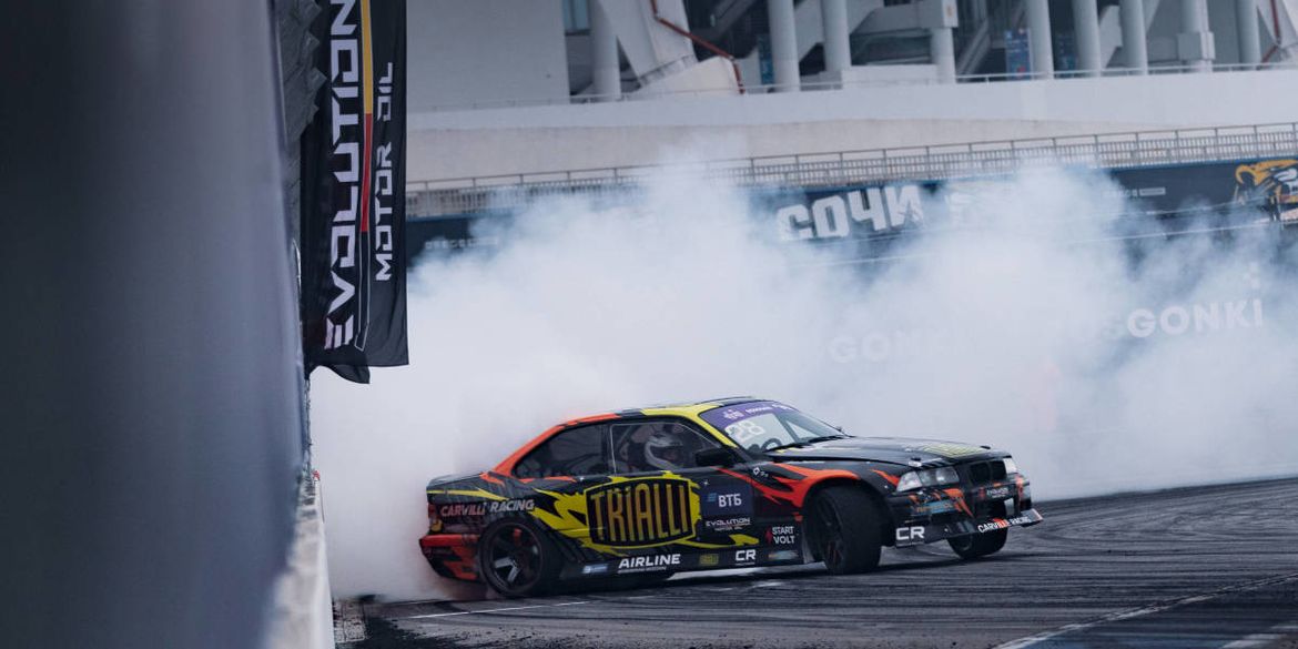 Третий этап Sochi Drift Challenge: 100 баллов Шикова в квалификации и второй подряд подиум Бурлуцкого
