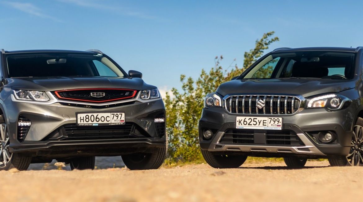 Тест-драйв Suzuki SX4 против Geely Coolray: битва «азиатов»