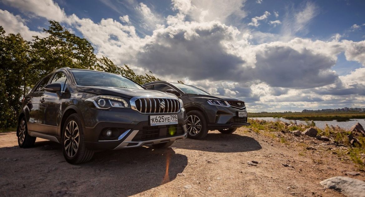Тест-драйв Suzuki SX4 против Geely Coolray: битва «азиатов»