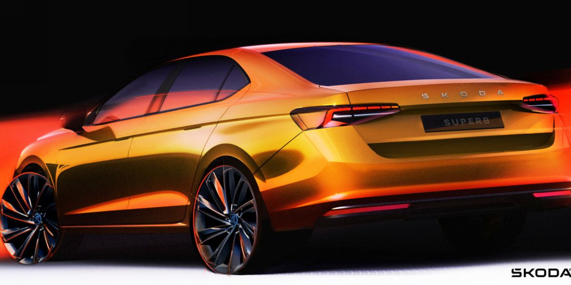 Skoda показала, как будет выглядеть новый Superb