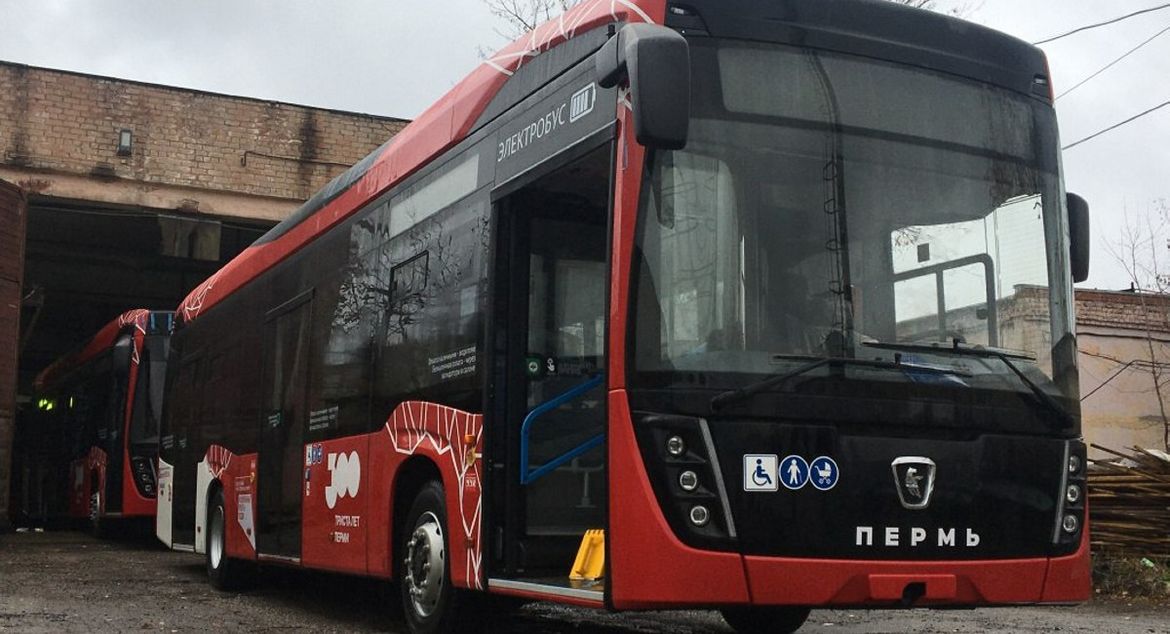 В Перми появятся 16 электробусов «КАМАЗ»