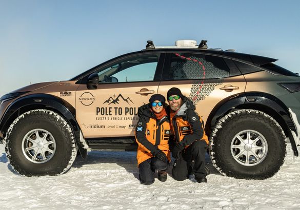 Nissan Ariya доехал до Антарктики