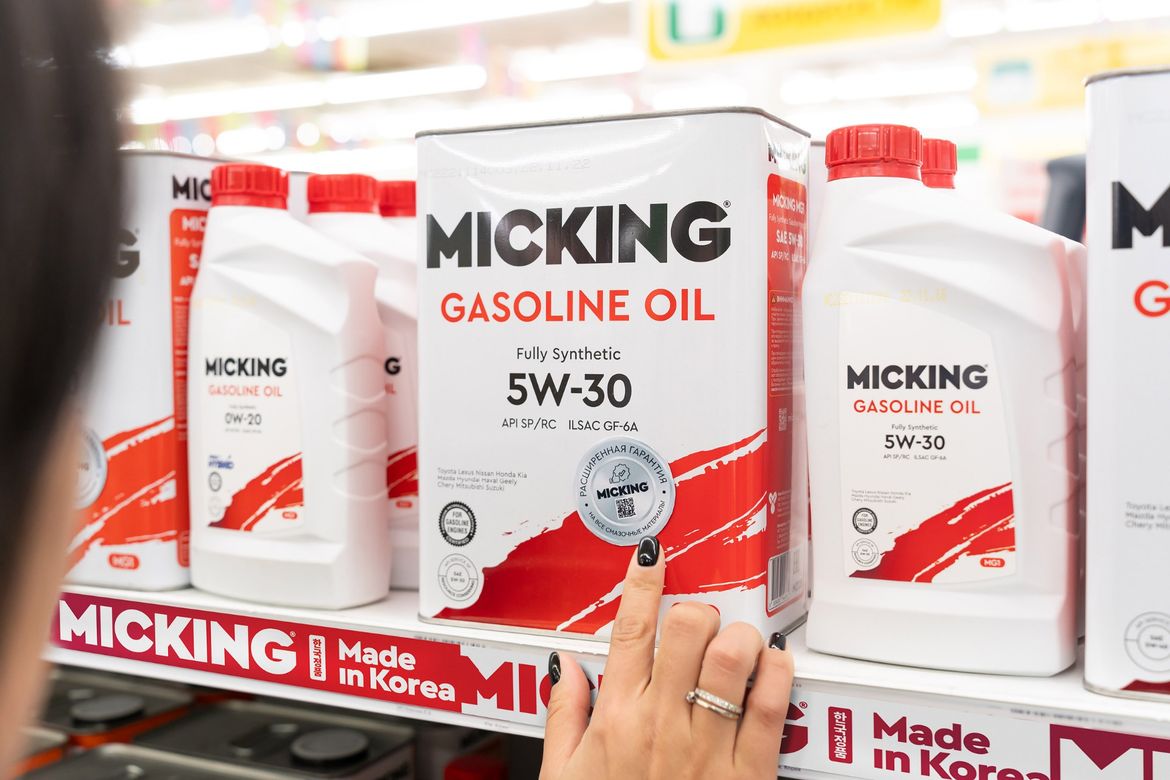 Корейский производитель OEM-масел рекомендует MICKING для бензиновых двигателей