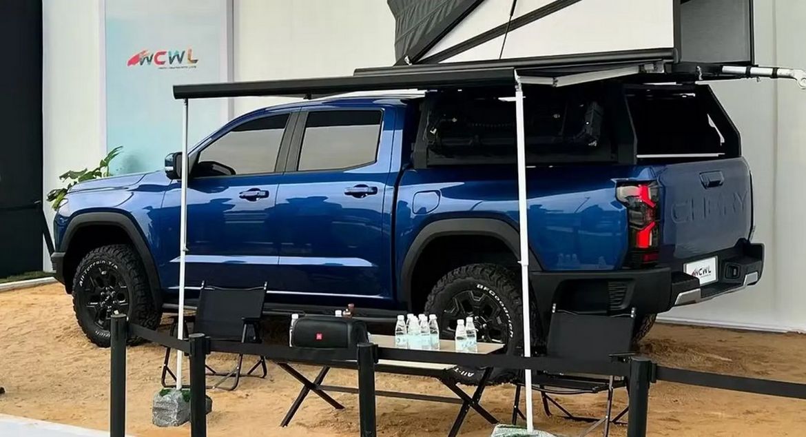 В сети появились шпионские фотографии пикапа Chery KP11