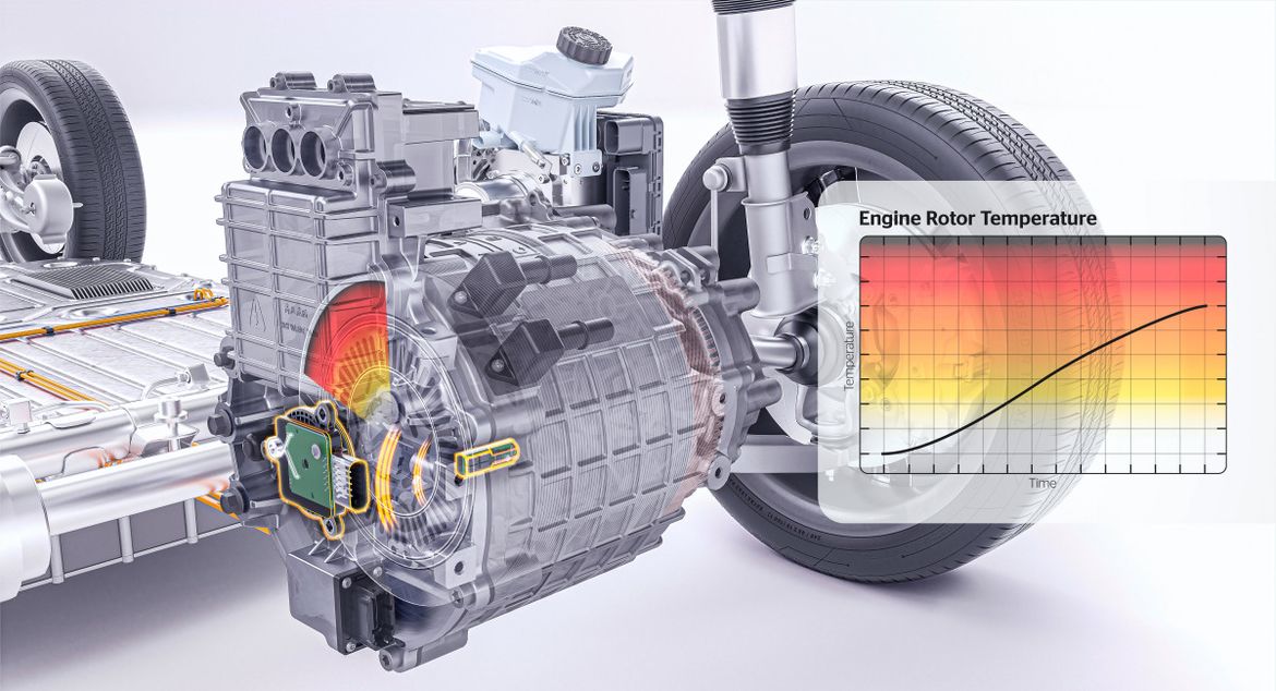 Continental представил сенсор для контроля температуры электромотора