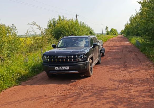 Haval испытал кроссовер H3 с фаркопом на российских дорогах