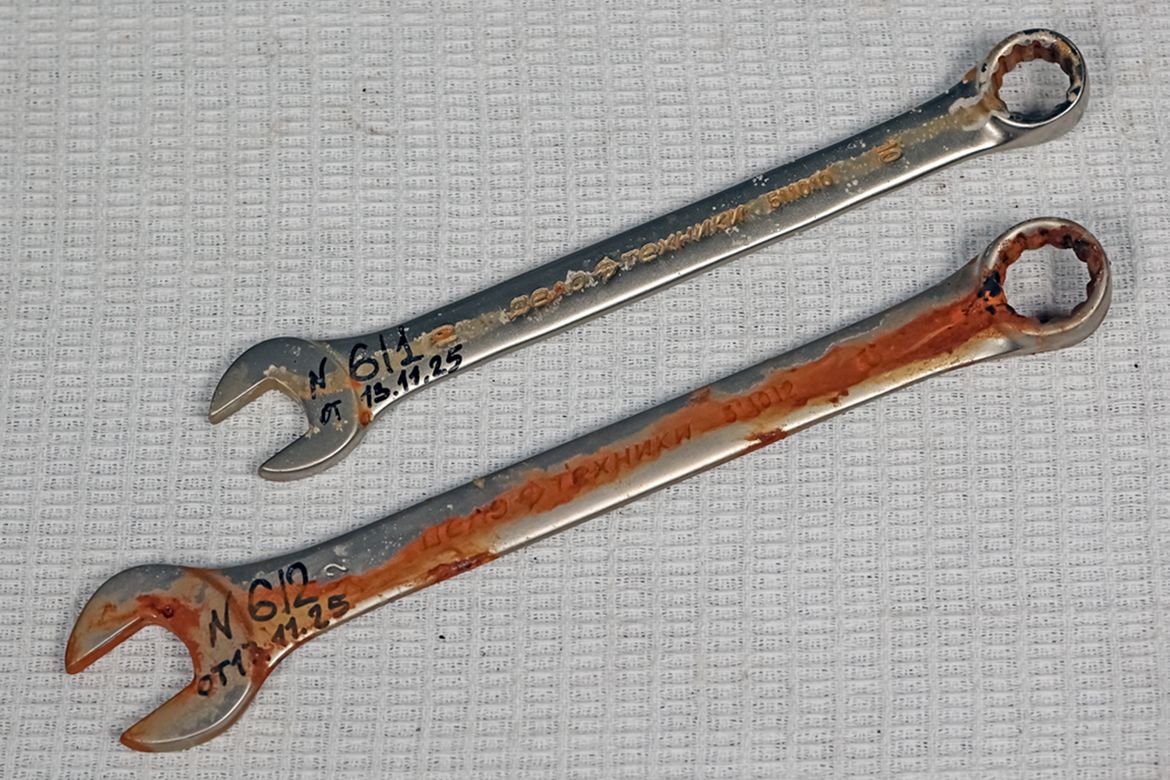 Тест наборов комбинированных ключей: проверяем на прочность и коррозию