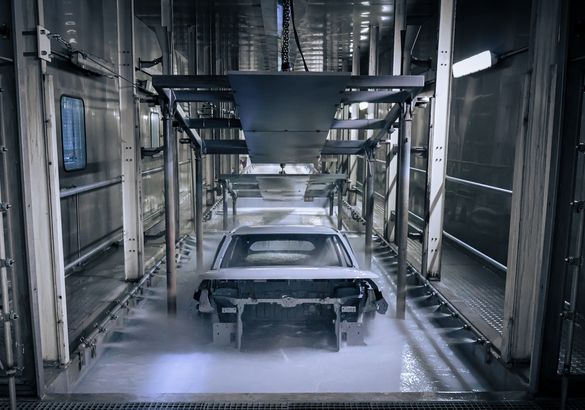 Под Петербургом окрасили первый кузов автомобиля Jeland