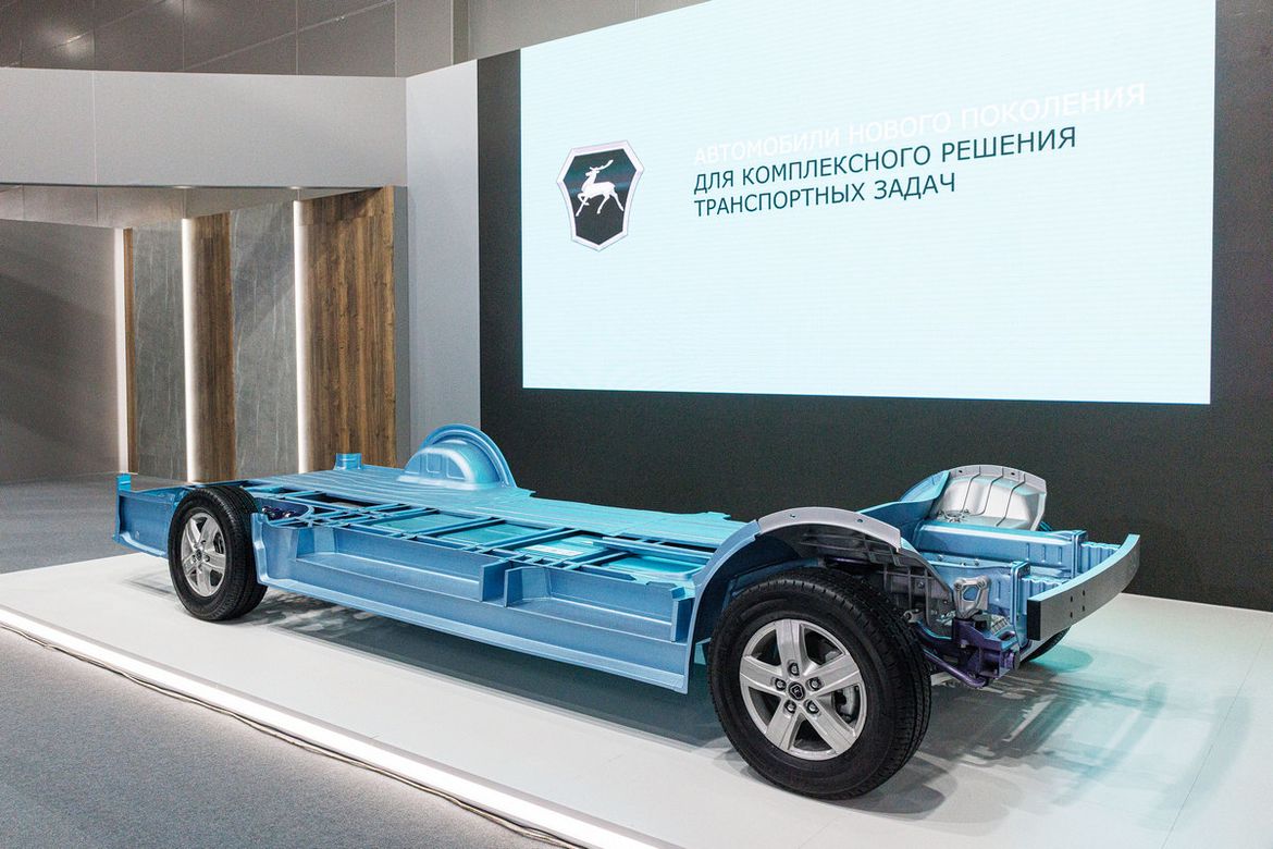 ГАЗ показал платформу для машин нового поколения