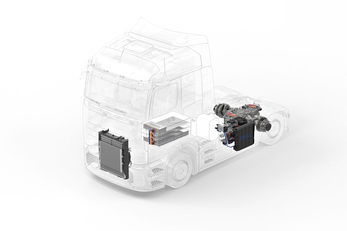 Mahle добавит электрогрузовикам 400 км запаса хода