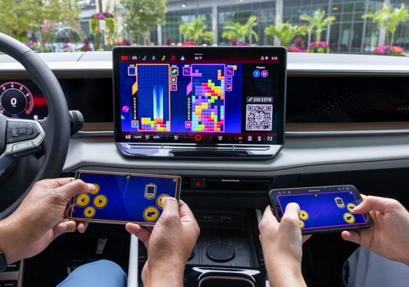 Volkswagen запустит Pac-Man и Tetris в машинах 2027 года