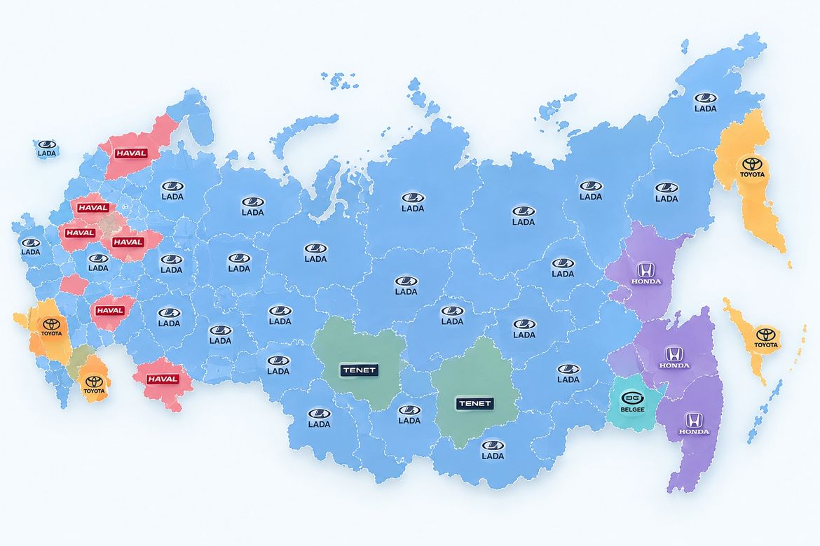 Кто правит авторынком в регионах России