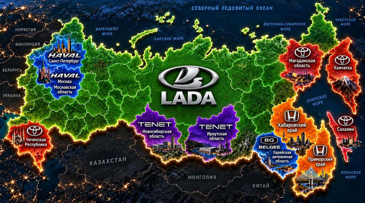 Кто правит авторынком в регионах России