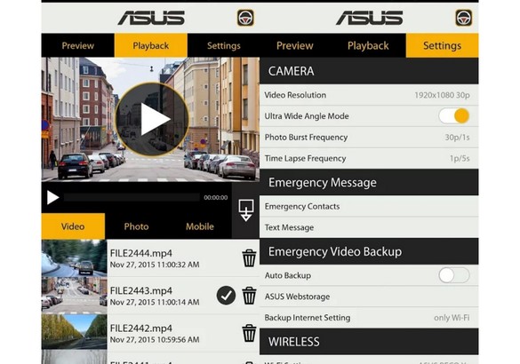 ASUS представляет видеорегистратор Reco Smart