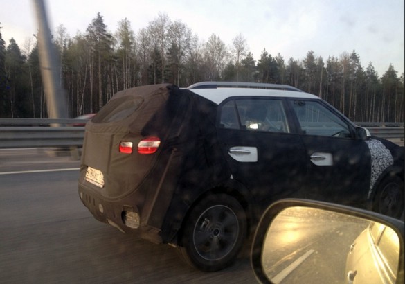 Hyundai Creta «засветился» на питерской кольцевой