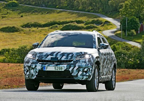 Skoda опубликовала новые фото кроссовера Kodiaq