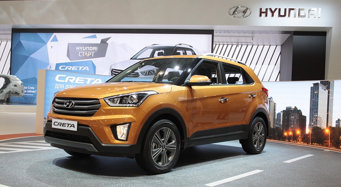 Hyundai Creta вышел в лидеры российского рынка кроссоверов