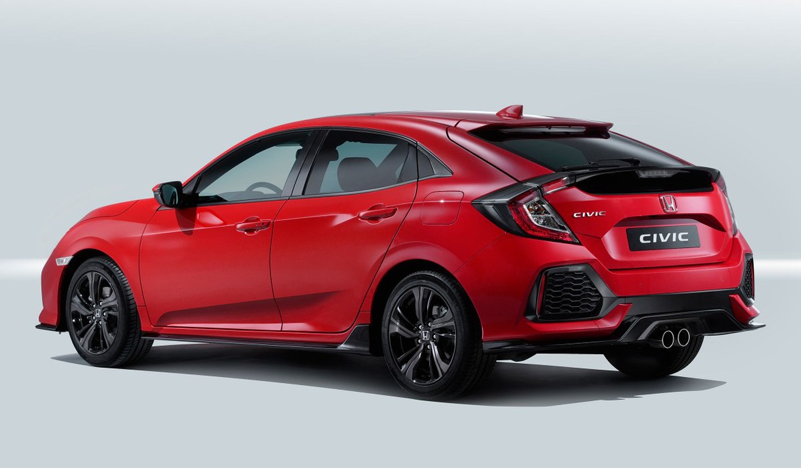 Париж 2016: Honda полностью рассекретила новый Civic хэтчбек
