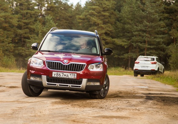 Тест-драйв Hyundai Creta, Renault Kaptur и Skoda Yeti: дуэль с секундантом