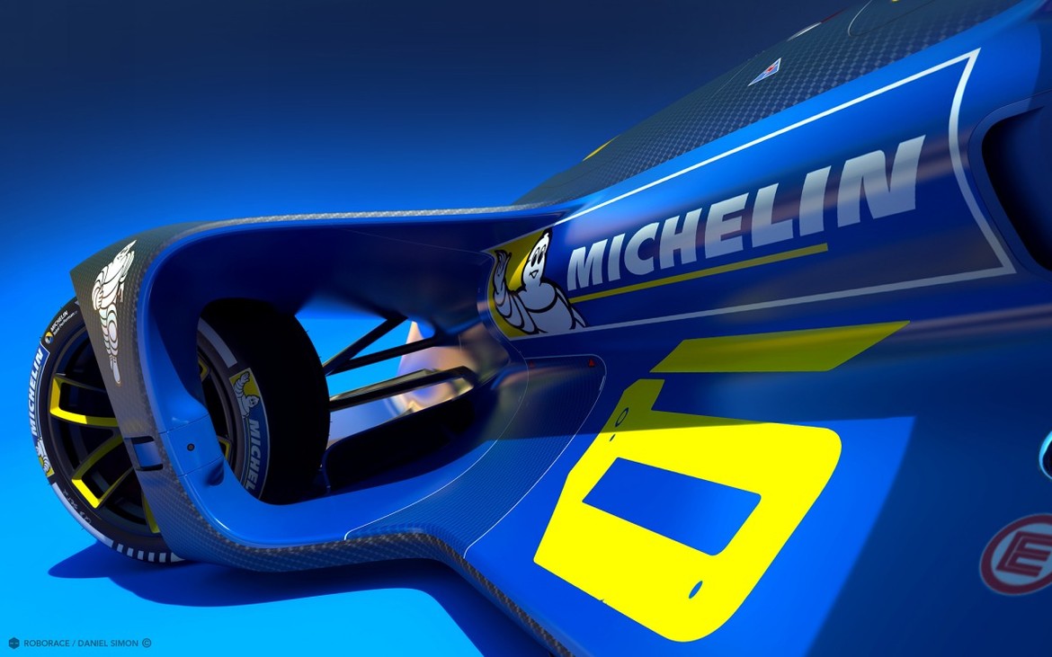 Болиды Roborace поедут на шинах Michelin