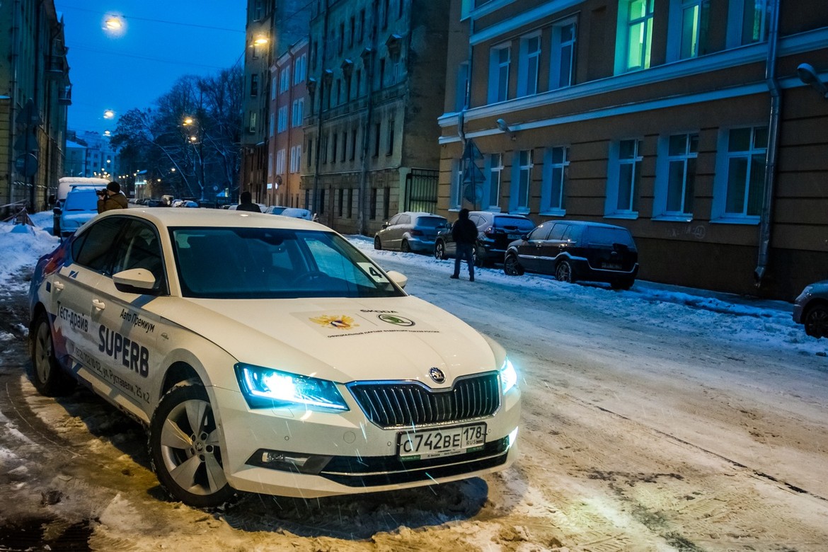 Дилеры Skoda провели в Санкт-Петербурге кинематографический флешмоб