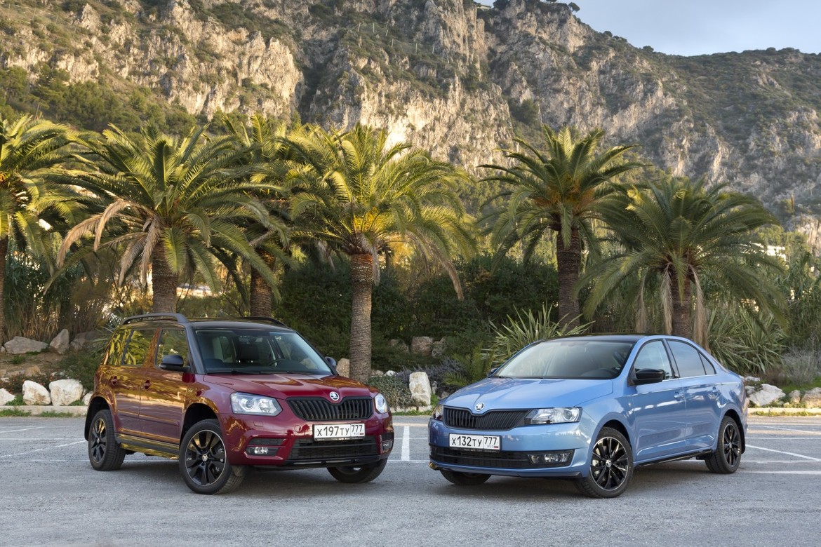 Несезон: изучаем зимнее Лазурное побережье на Skoda Rapid Monte Carlo