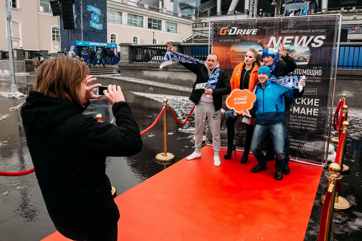 Команда G-Drive Racing стала партнером открытия стадиона «Санкт-Петербург Арена»