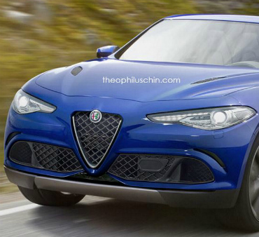 Появилось первое изображение кроссовера Alfa Romeo